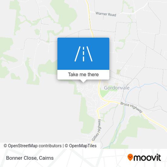 Bonner Close map