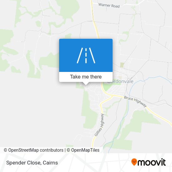 Spender Close map