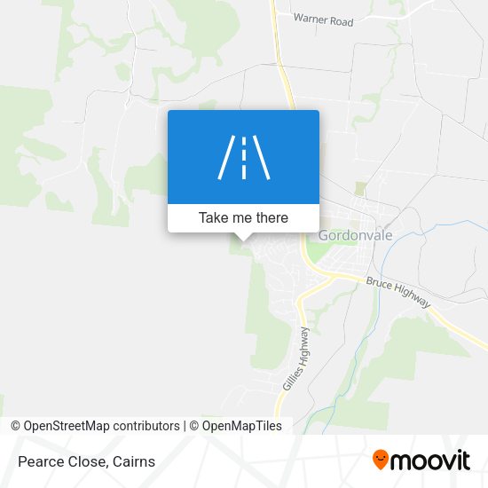 Pearce Close map