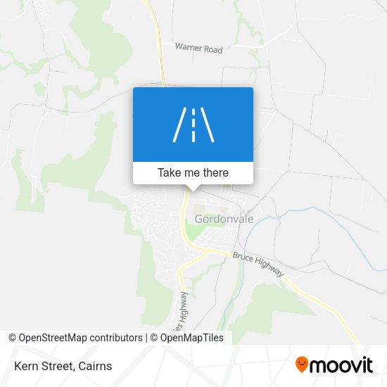 Kern Street map