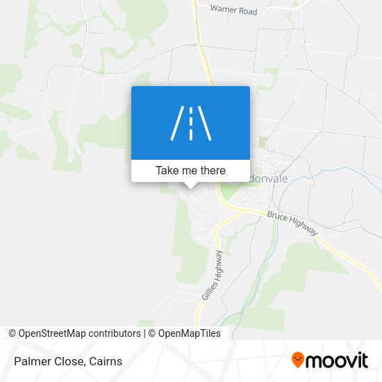 Palmer Close map