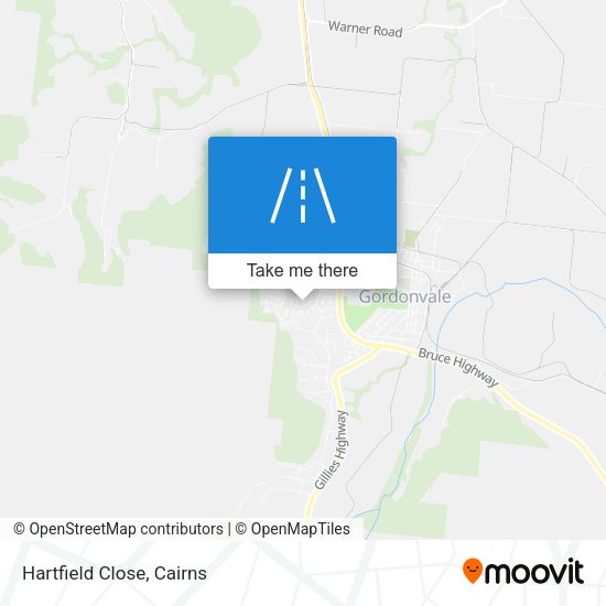 Hartfield Close map