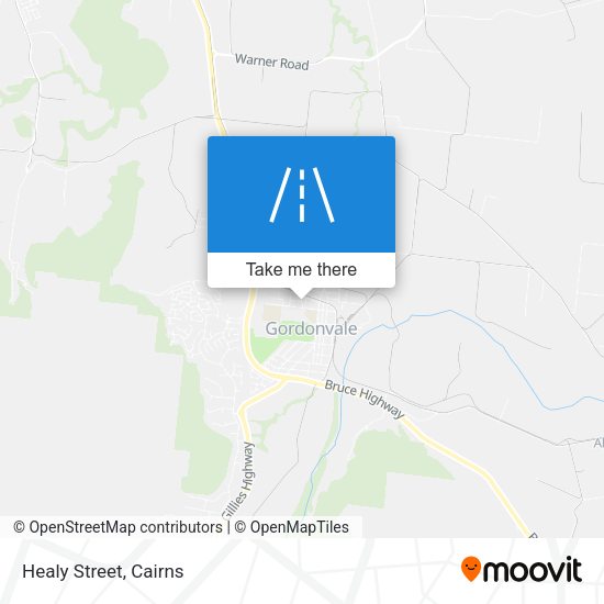 Healy Street map
