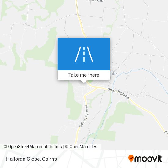 Halloran Close map