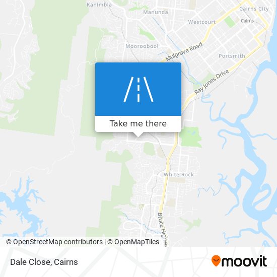 Dale Close map