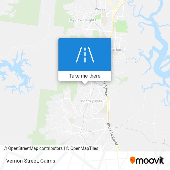 Vernon Street map