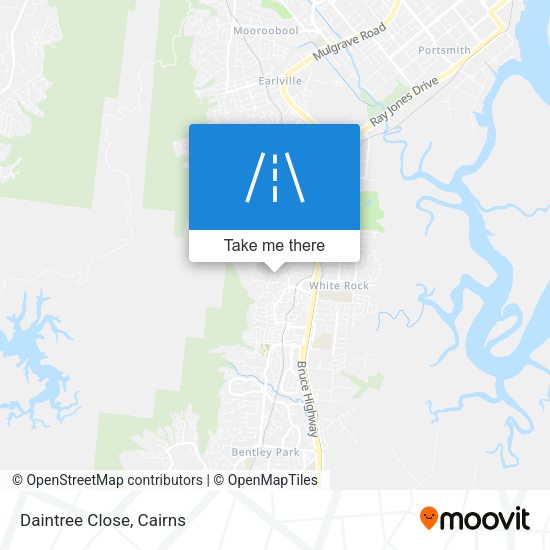 Daintree Close map