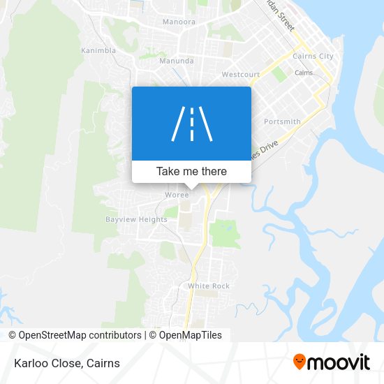 Karloo Close map