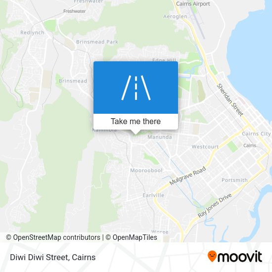 Diwi Diwi Street map