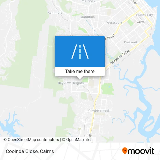 Cooinda Close map