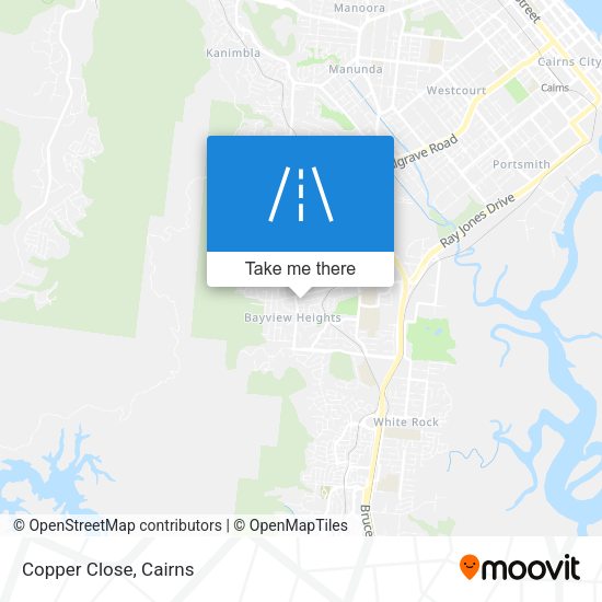 Copper Close map