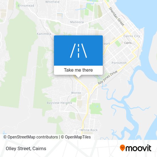 Olley Street map