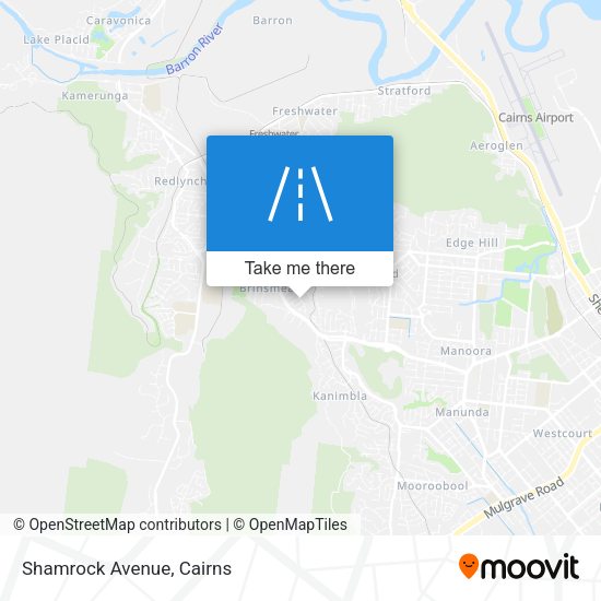 Shamrock Avenue map
