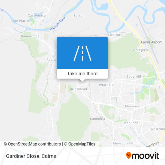 Gardiner Close map