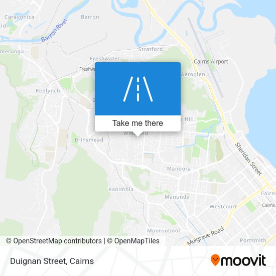 Duignan Street map