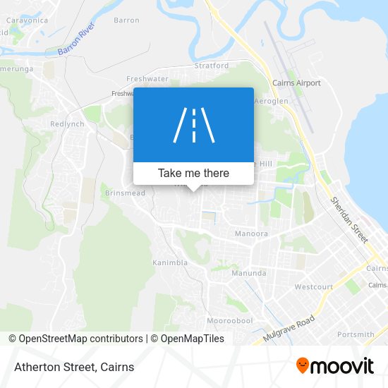 Atherton Street map
