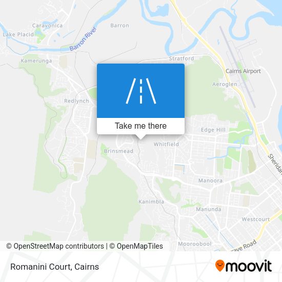 Romanini Court map
