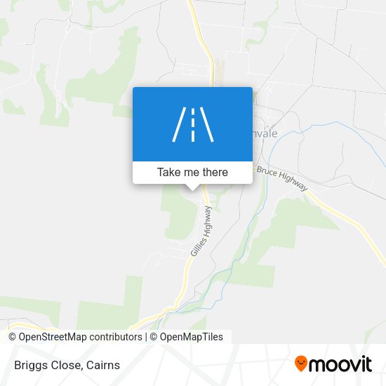 Briggs Close map