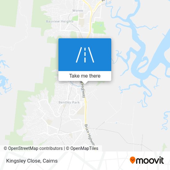 Kingsley Close map