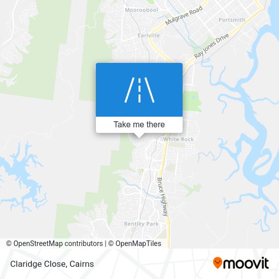 Claridge Close map