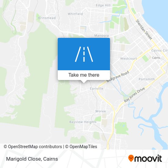 Marigold Close map