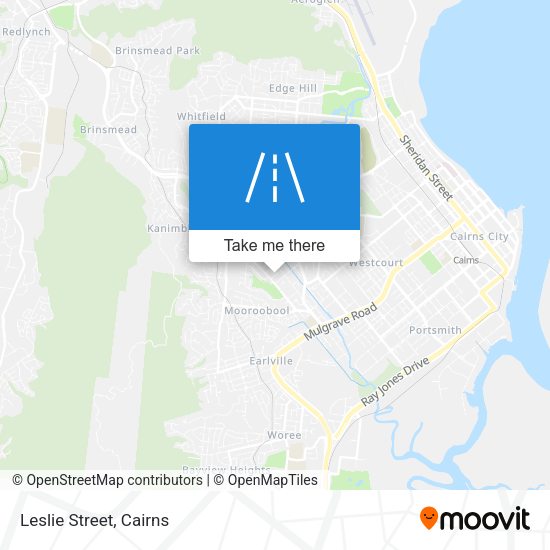 Leslie Street map