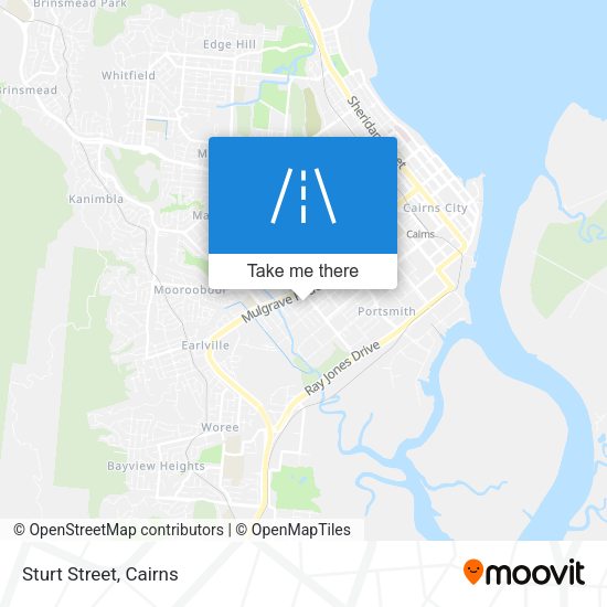 Sturt Street map