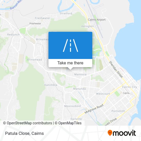 Patula Close map