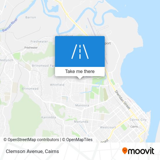 Clemson Avenue map