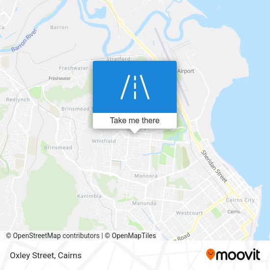 Oxley Street map