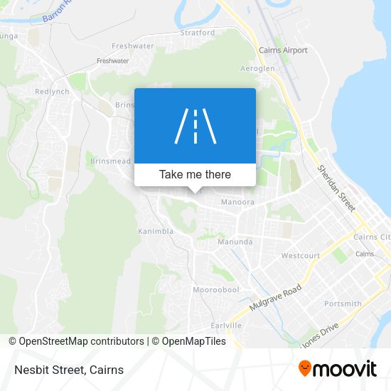 Nesbit Street map