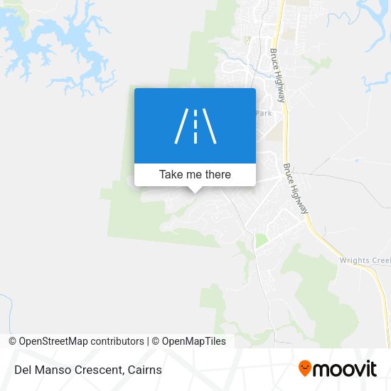 Del Manso Crescent map