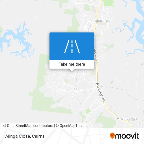 Alinga Close map
