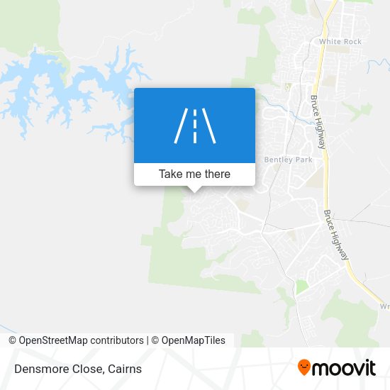 Densmore Close map