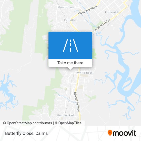 Butterfly Close map