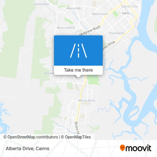 Alberta Drive map