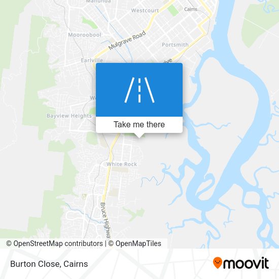 Burton Close map