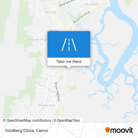 Goldberg Close map