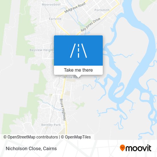 Nicholson Close map