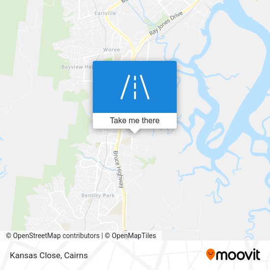 Kansas Close map
