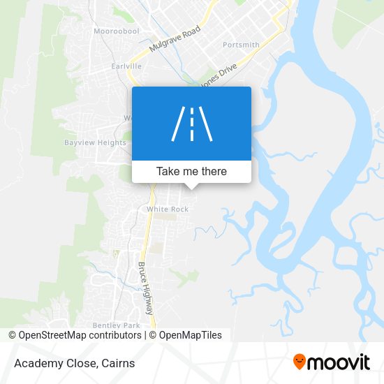 Academy Close map