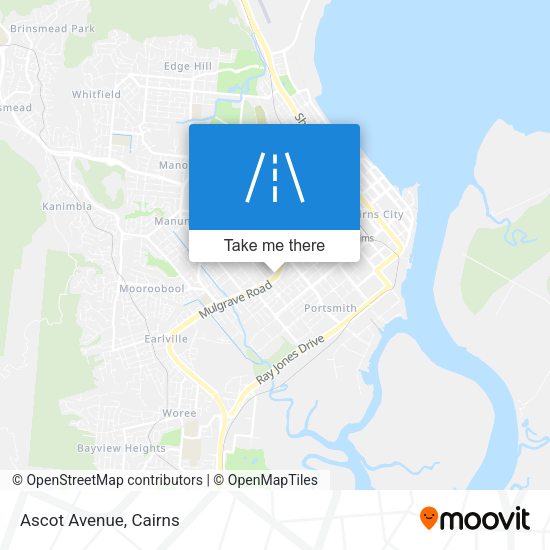 Ascot Avenue map