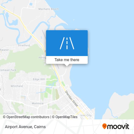 Airport Avenue map