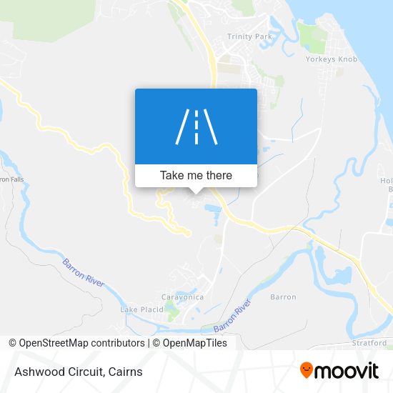 Ashwood Circuit map
