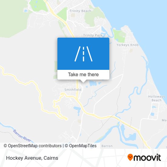 Hockey Avenue map