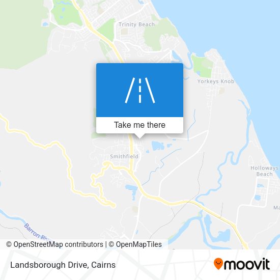 Landsborough Drive map