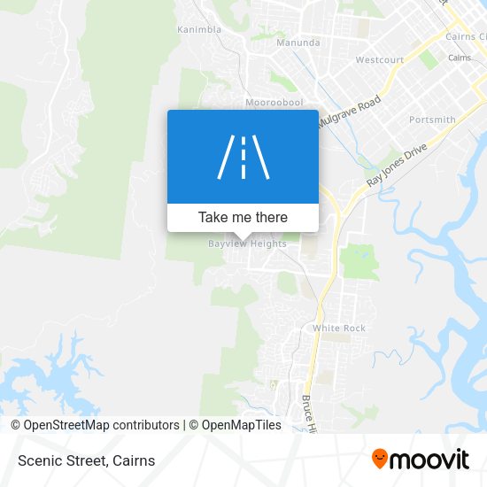 Scenic Street map
