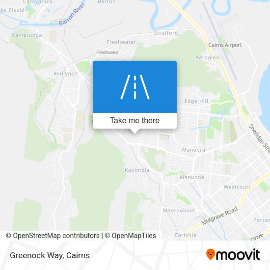 Greenock Way map