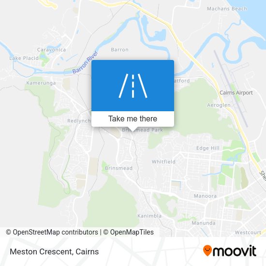 Meston Crescent map
