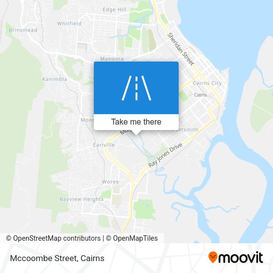 Mccoombe Street map